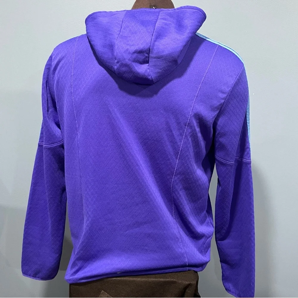 Women’s Adidas Response Hoodie Pullover Sweatshirt Running Fleece Lined XL - Picture 5 of 11